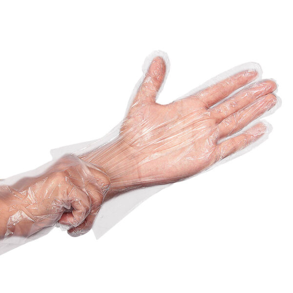Guante desechable de polietileno HDPE
