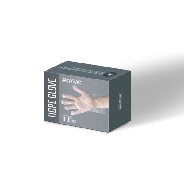 Guante desechable de polietileno HDPE
